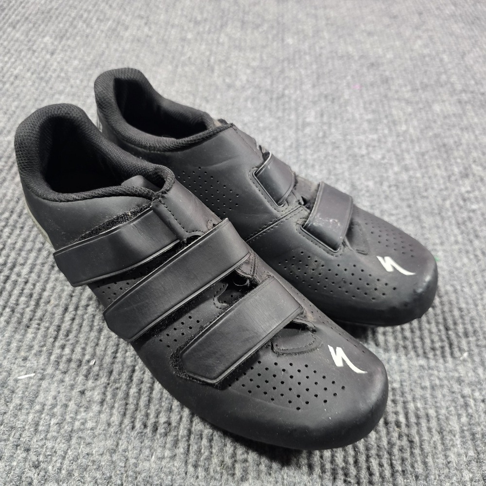 Specialized Torch 1.0 Cycling Shoes Mens 9.5 EU 43‎ Black 3-Bolt Road